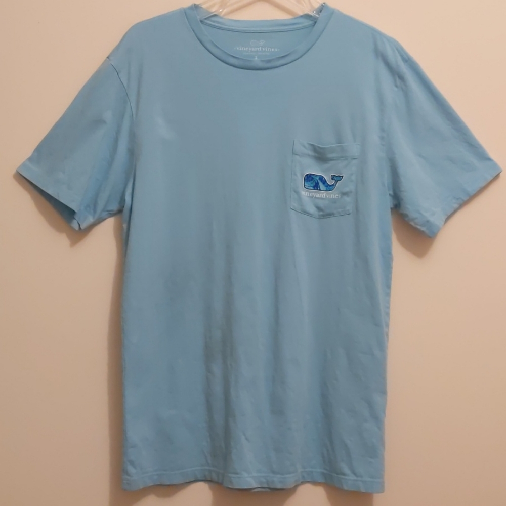 Men's S Vineyard Vines Fish Whale T-Shirt